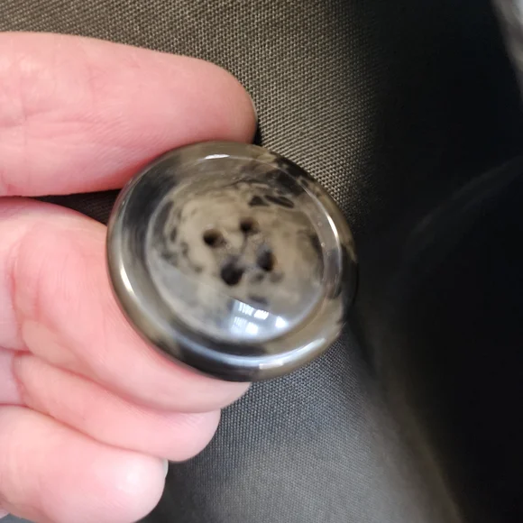 ❤️ VTG London Fog 40R Grey & Burgundy Trench Coat - Picture 8 of 15